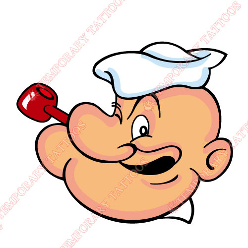 Popeye the Sailor Man Customize Temporary Tattoos Stickers NO.3620